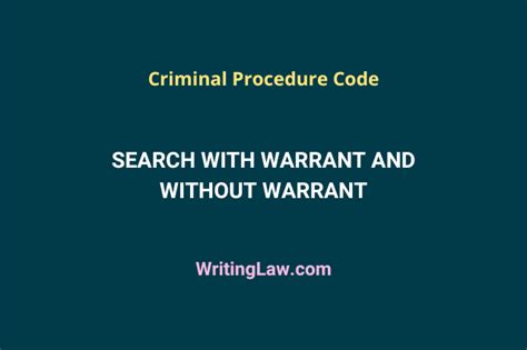 Consenting to a search without a warrant: