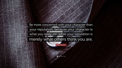 Consider Your Character