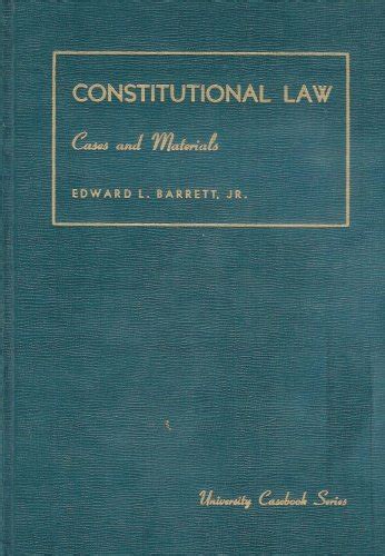 Constitutional Law Casebook Series Reader