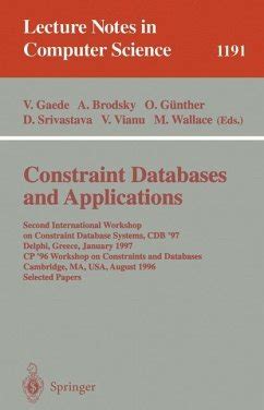 Constraint Databases and Applications Second International Workshop on Constraint Database Systems, Doc