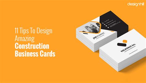 Construction Company Business Cards: The Ultimate Guide to Success