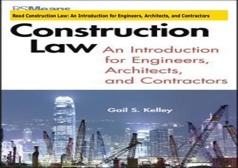 Construction Law An Introduction for Engineers Reader