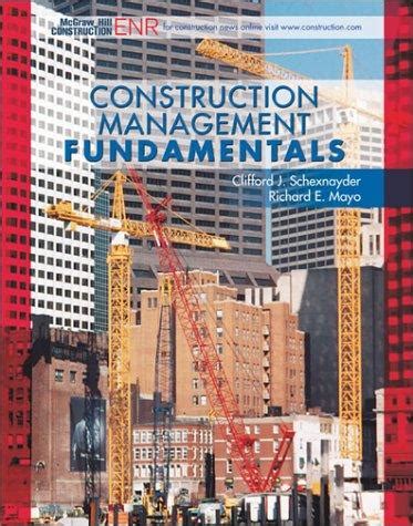 Construction Management Fundamentals McGraw-Hill Series in Civil Engineering PDF