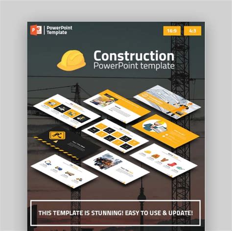 Construction Powerpoint Presentation Template