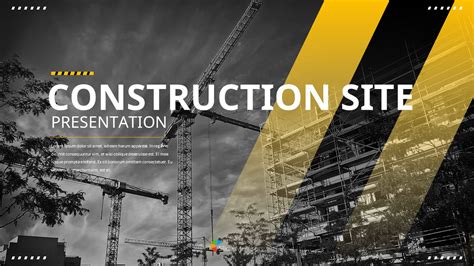 Construction Project Powerpoint Template