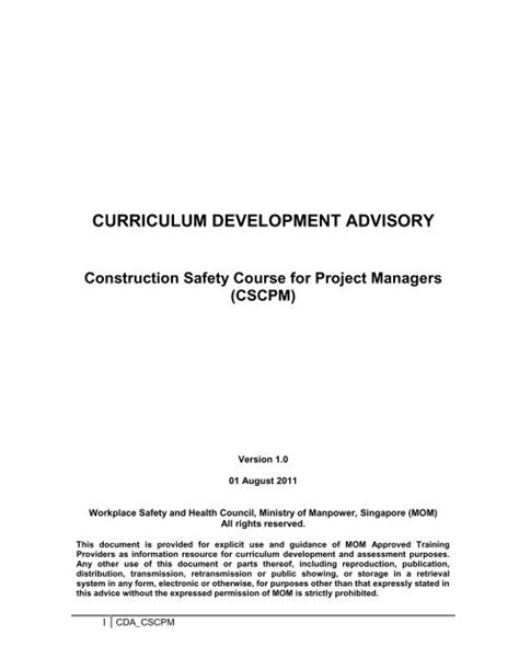 Construction Safety Course: A Comprehensive Guide for Project Managers