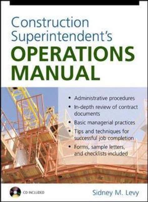 Construction Superintendent Operations Manual Doc
