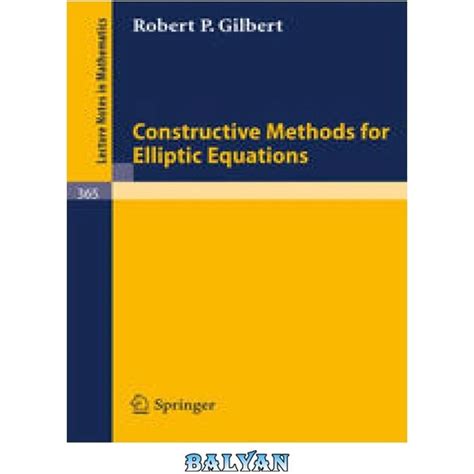 Constructive Methods for Elliptic Equations Reader