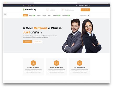 Consultancy Firm Website Template
