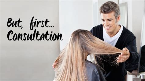 Consultation with a Hair Professional: