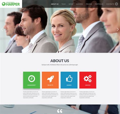 Consulting Company Website Template