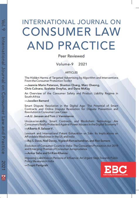 Consumer Law Journal PDF