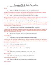 Contagion Film Questions With Answers PDF