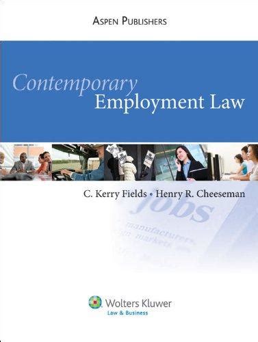Contemporary Employment Law Epub