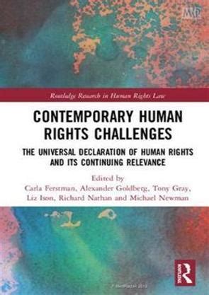 Contemporary Human Rights Challenges The Universal Declaration of Human Rights and its Continuing Relevance Routledge Research in Human Rights Law Doc