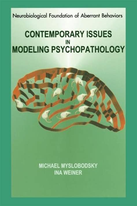 Contemporary Issues in Modeling of Psychopathology 1st Edition Epub