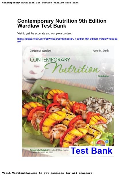 Contemporary Nutrition, by Wardlaw, 9th Edition Ebook Reader