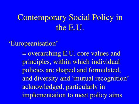 Contemporary Social Policy Doc