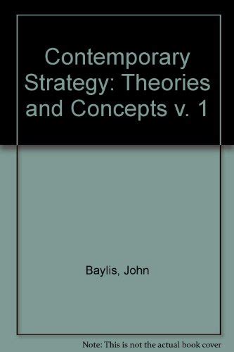 Contemporary Strategy I Theories and Concepts v 1 Doc