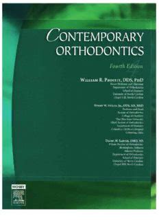 Contemporary.Orthodontics.4th.Edition Ebook Epub