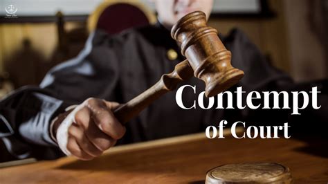 Contempt Law PDF