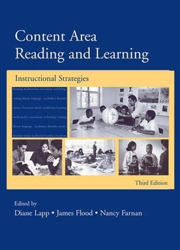 Content Area Reading and Learning Instructional Strategies 3rd Edition PDF