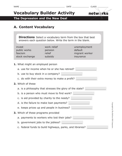 Content Vocabulary Activity Answers Kindle Editon