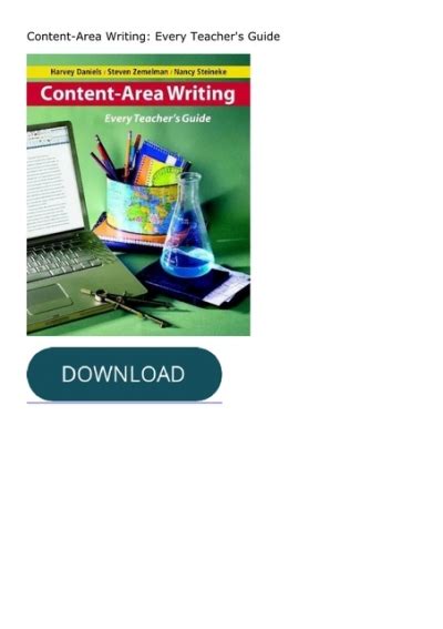 Content.Area.Writing.Every.Teacher.s.Guide Ebook Reader