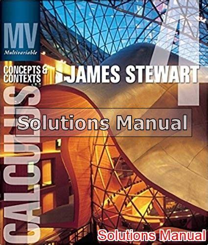 Contexts James Stewart Solutions Manual PDF