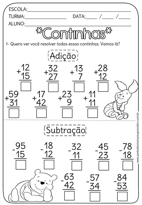 Continhas de Adição para o 1º Ano: Um Guia Completo para Pais e Educadores