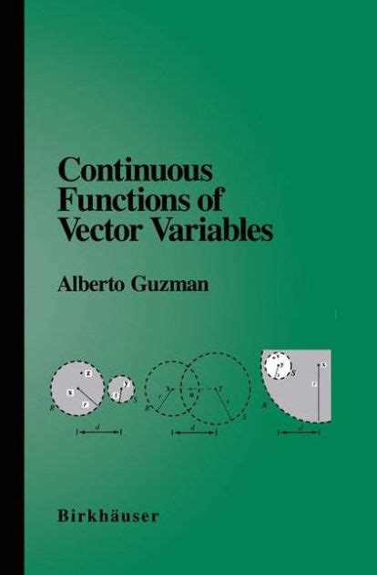 Continuous Functions of Vector Variables 1st Edition Epub