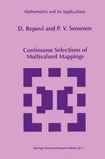 Continuous Selections of Multivalued Mappings 1st Edition Doc