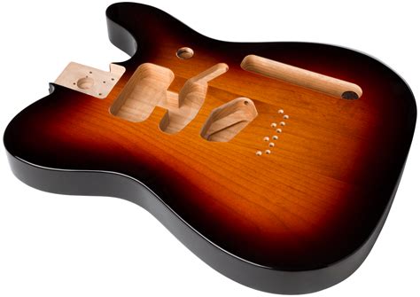 Contoured Alder Body: