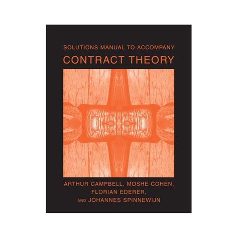 Contract Theory Solutions Manual Epub