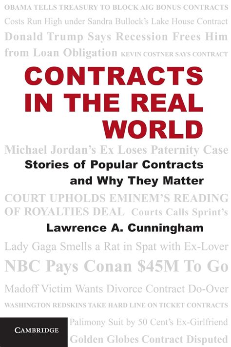 Contracts in the Real World Stories of Popular Contracts and Why They Matter 1st Edition PDF