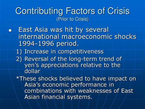 Contributing Factors to the Yen's Weakness