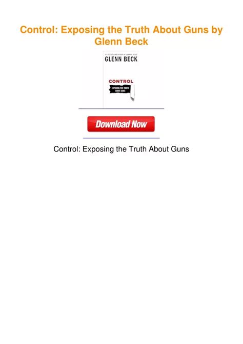 Control Exposing the Truth About Guns PDF