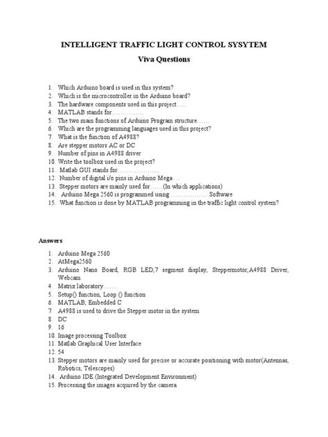 Control System Viva Questions Answers Reader