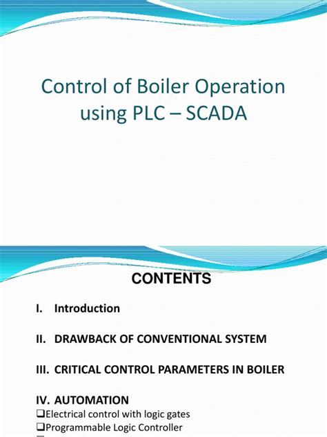 Control of Boiler Operation using PLC â€“ SCADA Ebook Reader