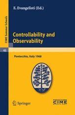 Controllability and Observability Lectures given at a Summer School of the Centro Internazionale Mat Kindle Editon