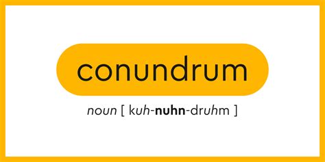 Conundrum Thesaurus: Your Ultimate Guide to Finding the Perfect Word