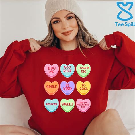 Conversation Heart Sweatshirt: A Sweet Treat for Your Style