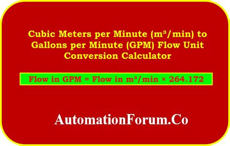 Conversion Calculations without Headaches: Gallons to Cubic Meters in a Flash!