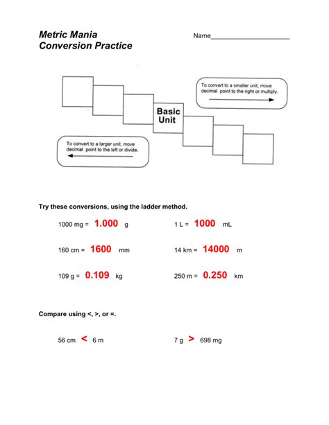 Conversion Challenge Worksheet Answer Key Kindle Editon