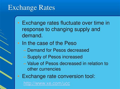 Conversion Rates and Exchange Rate Fluctuations