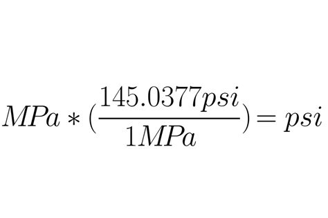 Conversions between MPA and PSI: A Comprehensive Guide