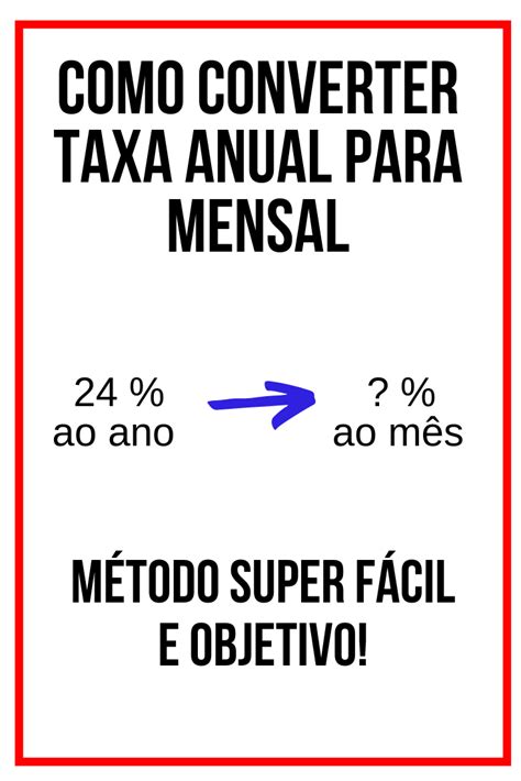 Conversor de Taxa Anual e Mensal: Uma Ferramenta Essencial para Gerenciamento Financeiro