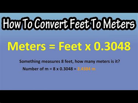 Convert 1 ft to Meters: A Comprehensive Guide