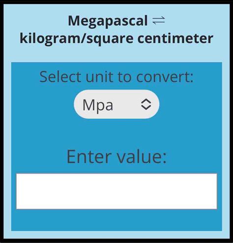 Convert 1000 kgfcm2 to mPa Effortlessly