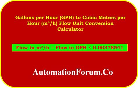 Convert 200 Meters Cubed Per Hour to GPM: A Comprehensive Guide